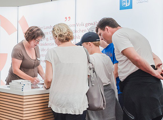 Das gesetzte Ziel wurde erreicht: Der neue Messestand wurde viel stärker besucht als das Vorgängermodell.